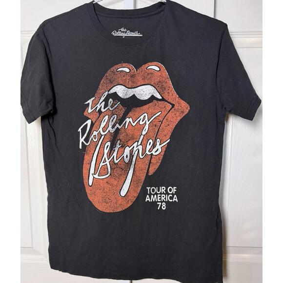 Other - THE ROLLING STONES TOUR Of America 1978 T SHIRT BLACK